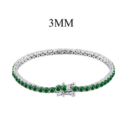 [CharmAmor]Radiant Colorful Round Cut Party Bracelet