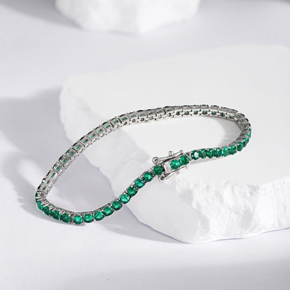 [CharmAmor]Radiant Colorful Round Cut Party Bracelet