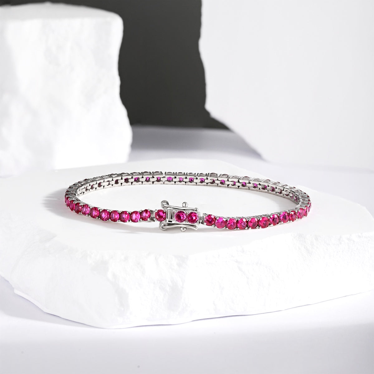 [CharmAmor]Radiant Colorful Round Cut Party Bracelet