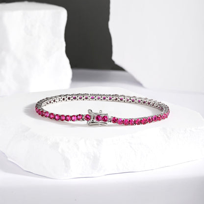 [CharmAmor]Radiant Colorful Round Cut Party Bracelet