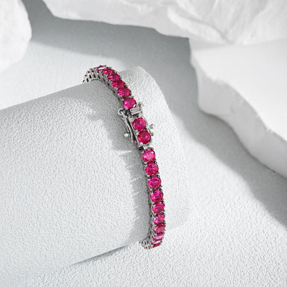 [CharmAmor]Radiant Colorful Round Cut Party Bracelet