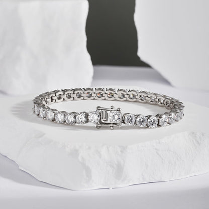 [CharmAmor]Ornate Sparkling Round Cut Wedding Bracelet