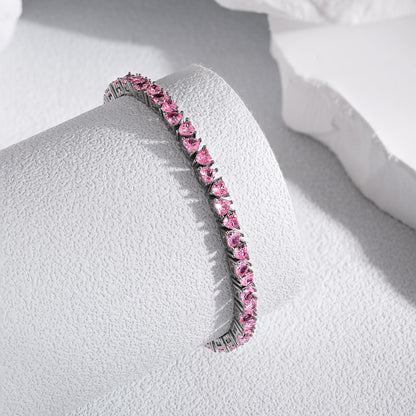 [CharmAmor]Dazzling Romantic Heart Shape Lover Bracelet