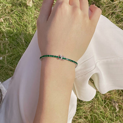 [CharmAmor]Radiant Colorful Round Cut Party Bracelet