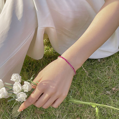 [CharmAmor]Radiant Colorful Round Cut Party Bracelet