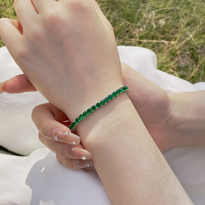[CharmAmor]Radiant Colorful Round Cut Party Bracelet