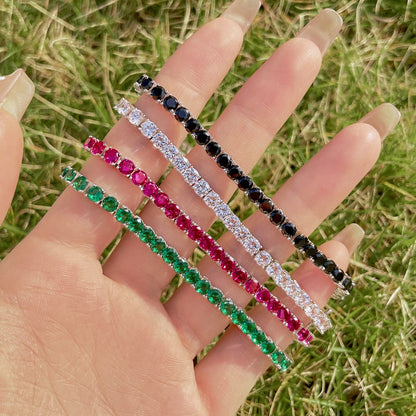 [CharmAmor]Radiant Colorful Round Cut Party Bracelet
