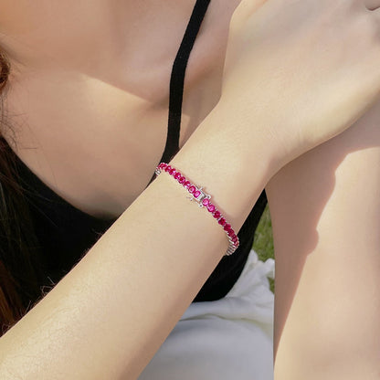 [CharmAmor]Radiant Colorful Round Cut Party Bracelet