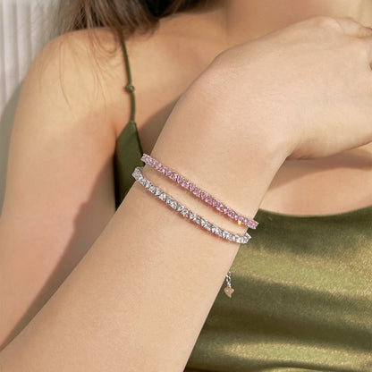 [CharmAmor]Dazzling Romantic Heart Shape Lover Bracelet