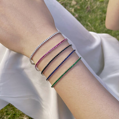[CharmAmor]Radiant Colorful Round Cut Party Bracelet