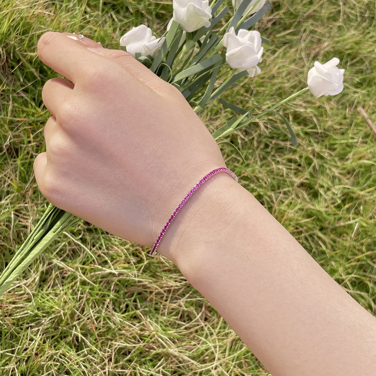 [CharmAmor]Radiant Colorful Round Cut Party Bracelet