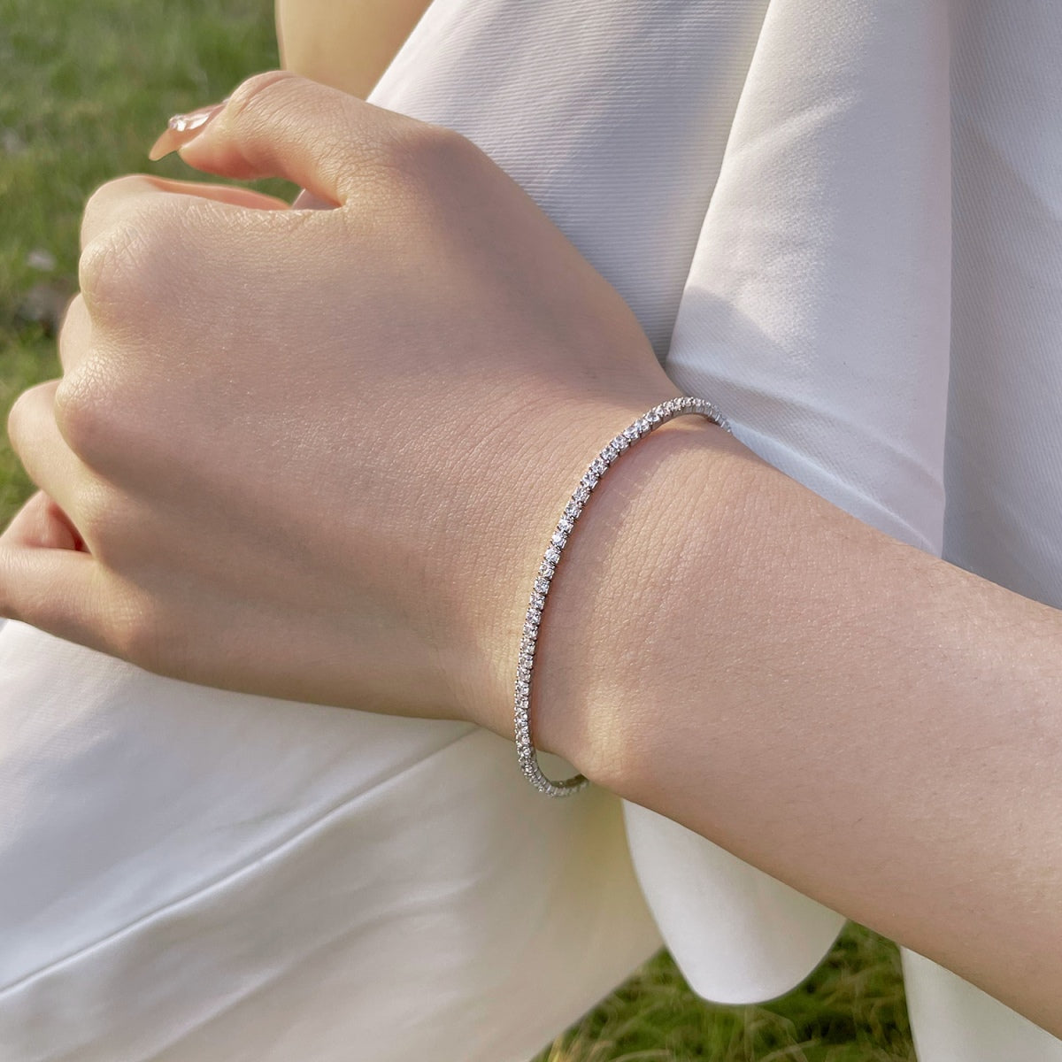[CharmAmor]Radiant Colorful Round Cut Party Bracelet