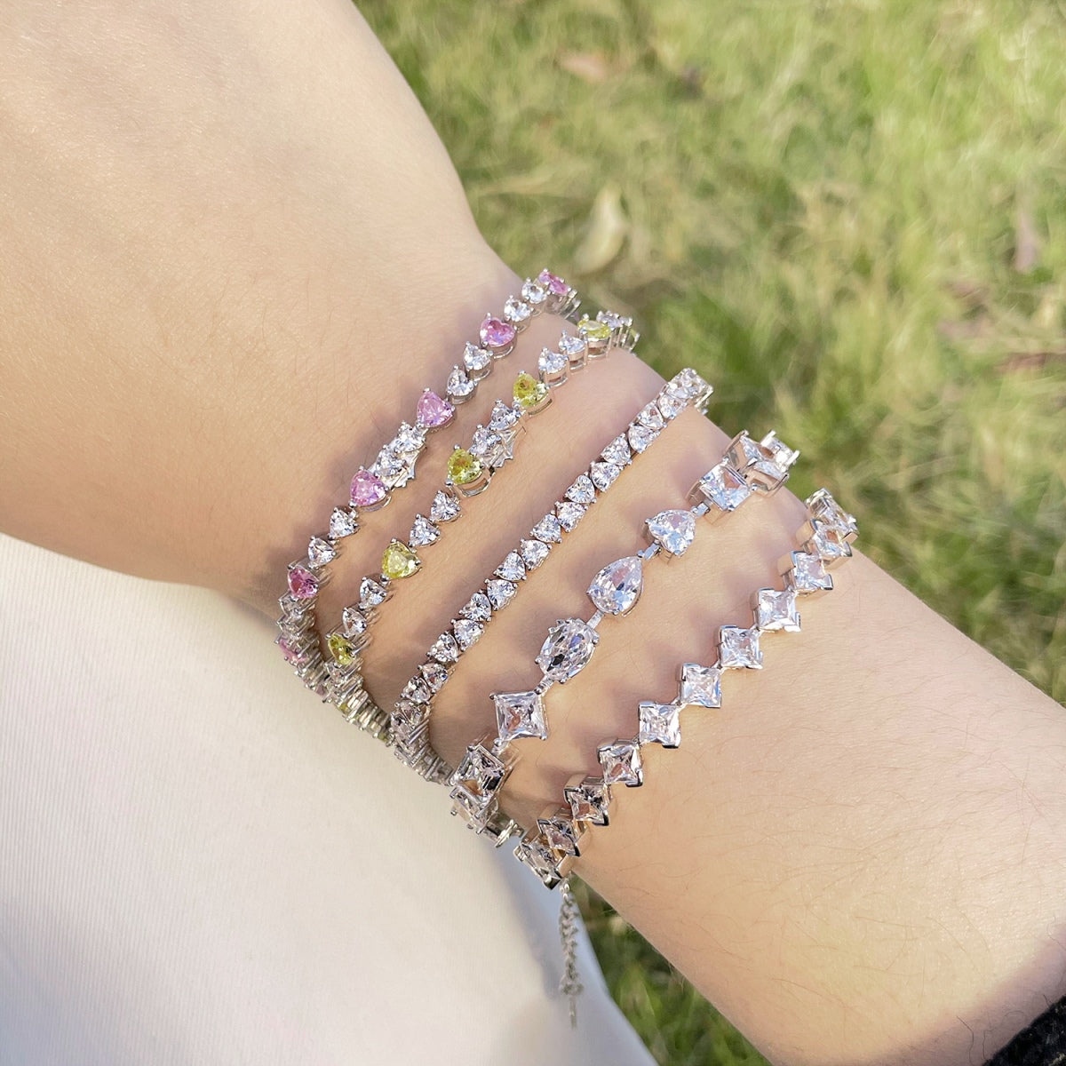 [CharmAmor]Unique Exquisite Multi Cut Daily Bracelet