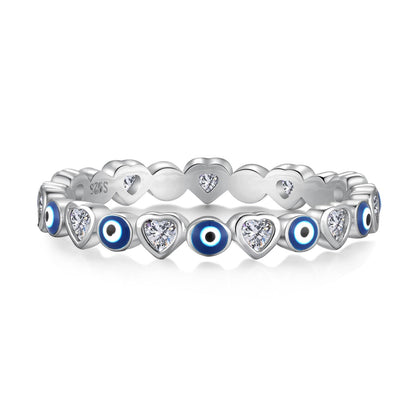 [CharmAmor]Radiant Colorful Round Shape Daily Ring