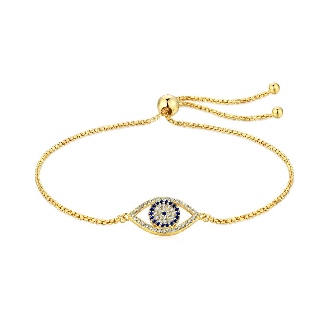[CharmAmor]Dazzling Eye Shape Necklace