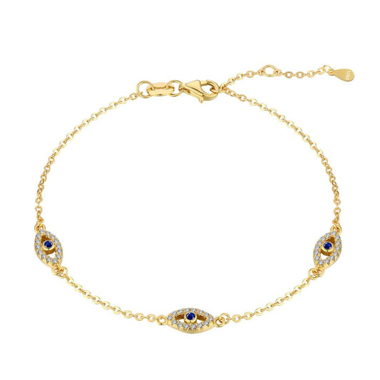[CharmAmor]Evil Eye Shape Pendent Necklace