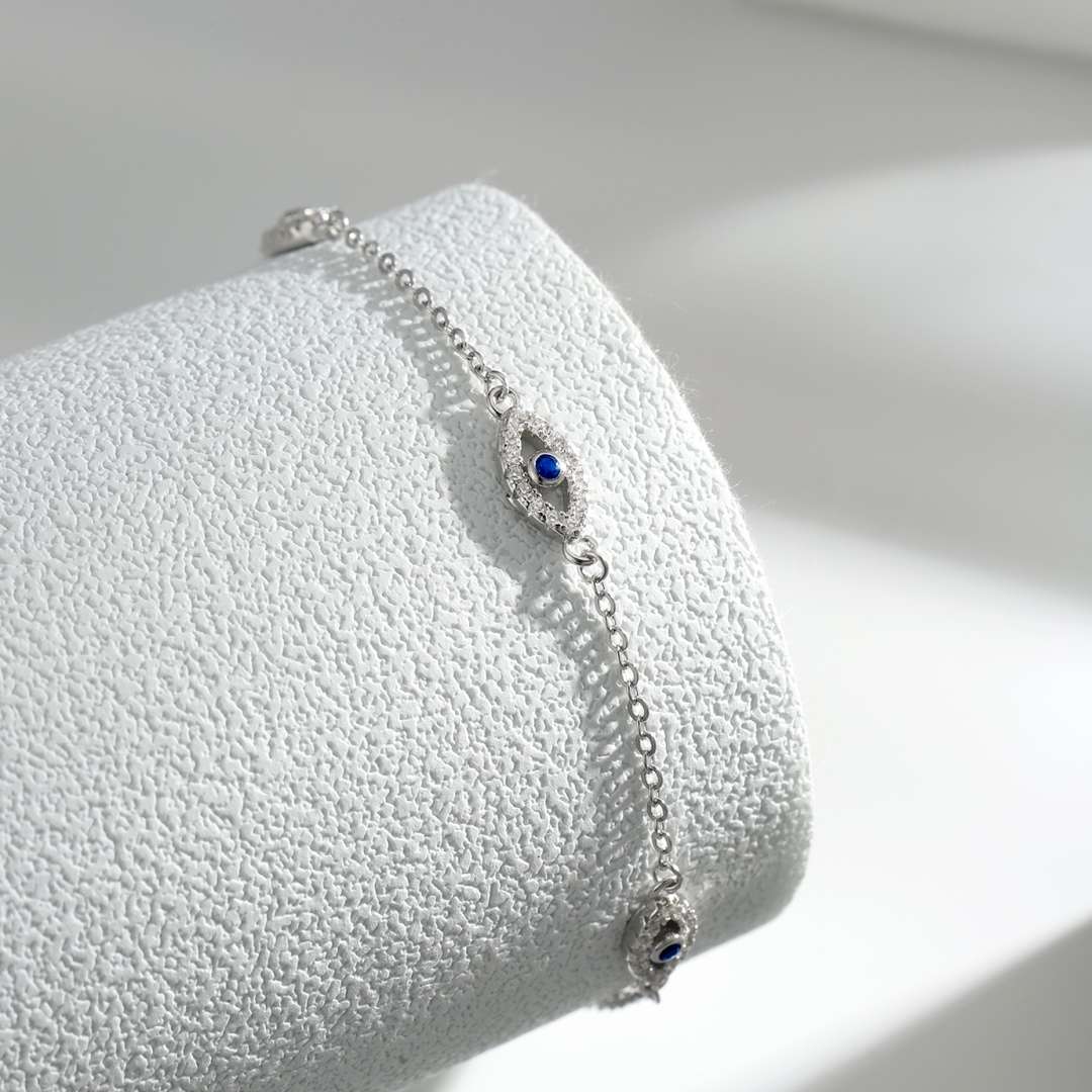 [CharmAmor]Evil Eye Shape Pendent Necklace