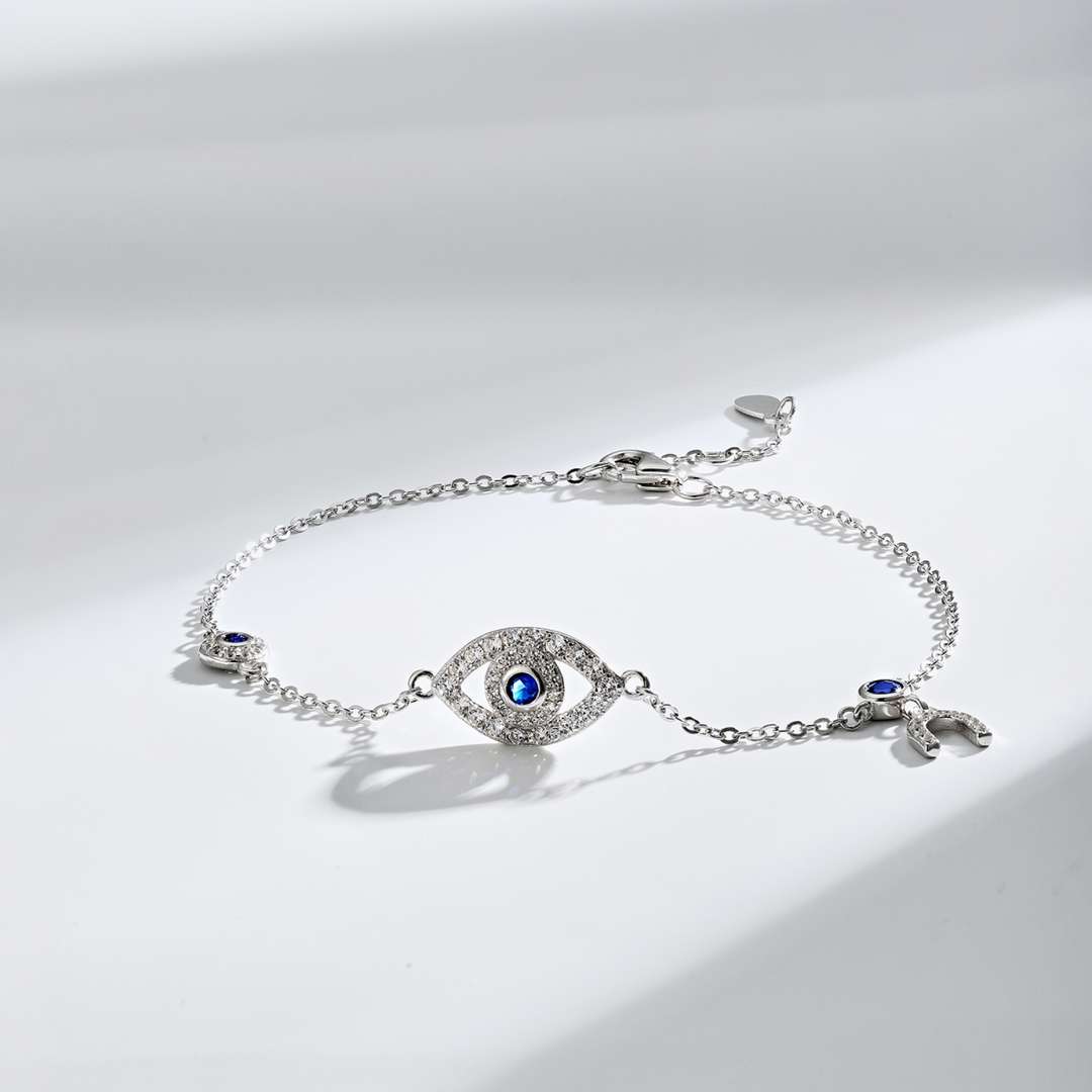 [CharmAmor]Dainty Eye Shape Necklace