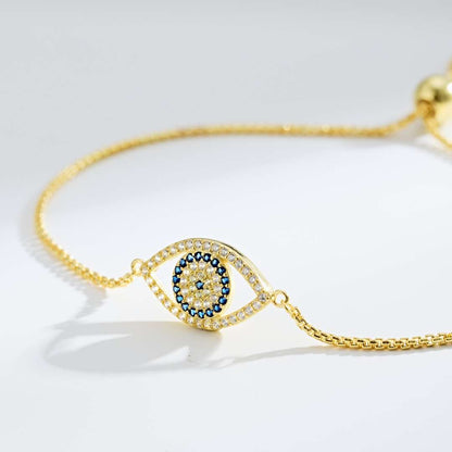 [CharmAmor]Dazzling Eye Shape Necklace