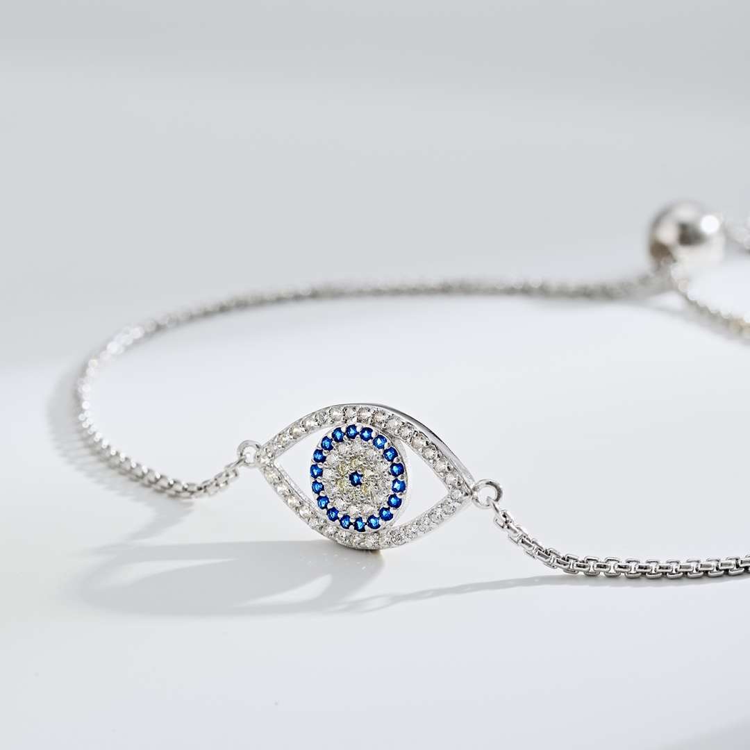 [CharmAmor]Dazzling Eye Shape Necklace