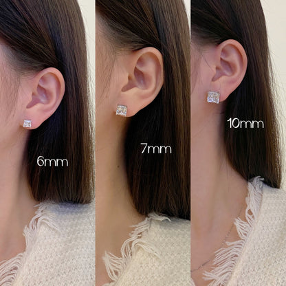 [CharmAmor]Delicate Square Shape Earrings