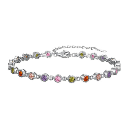 [CharmAmor]Sparkling Exquisite Round Cut Party Bracelet