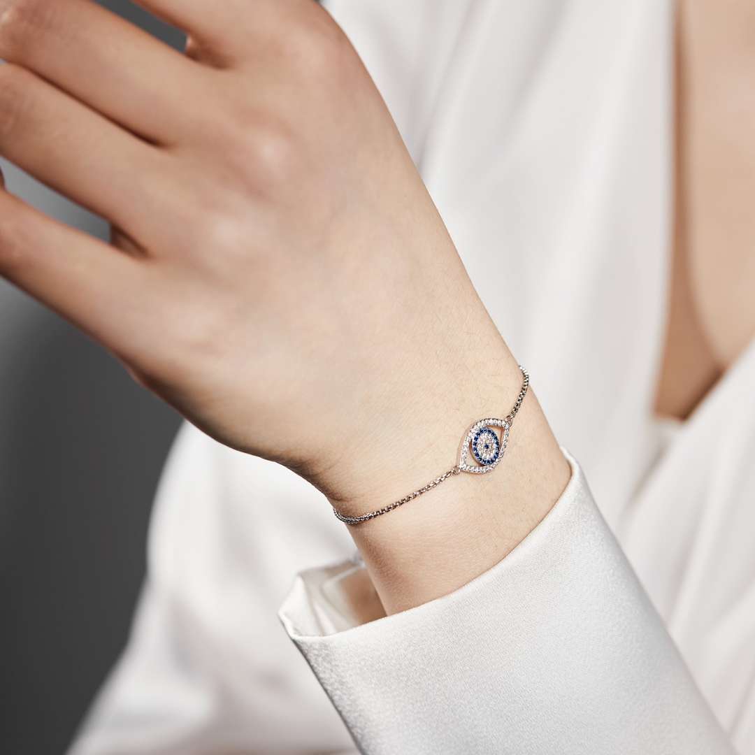[CharmAmor]Dazzling Eye Shape Necklace