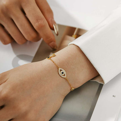 [CharmAmor]Dainty Eye Shape Necklace