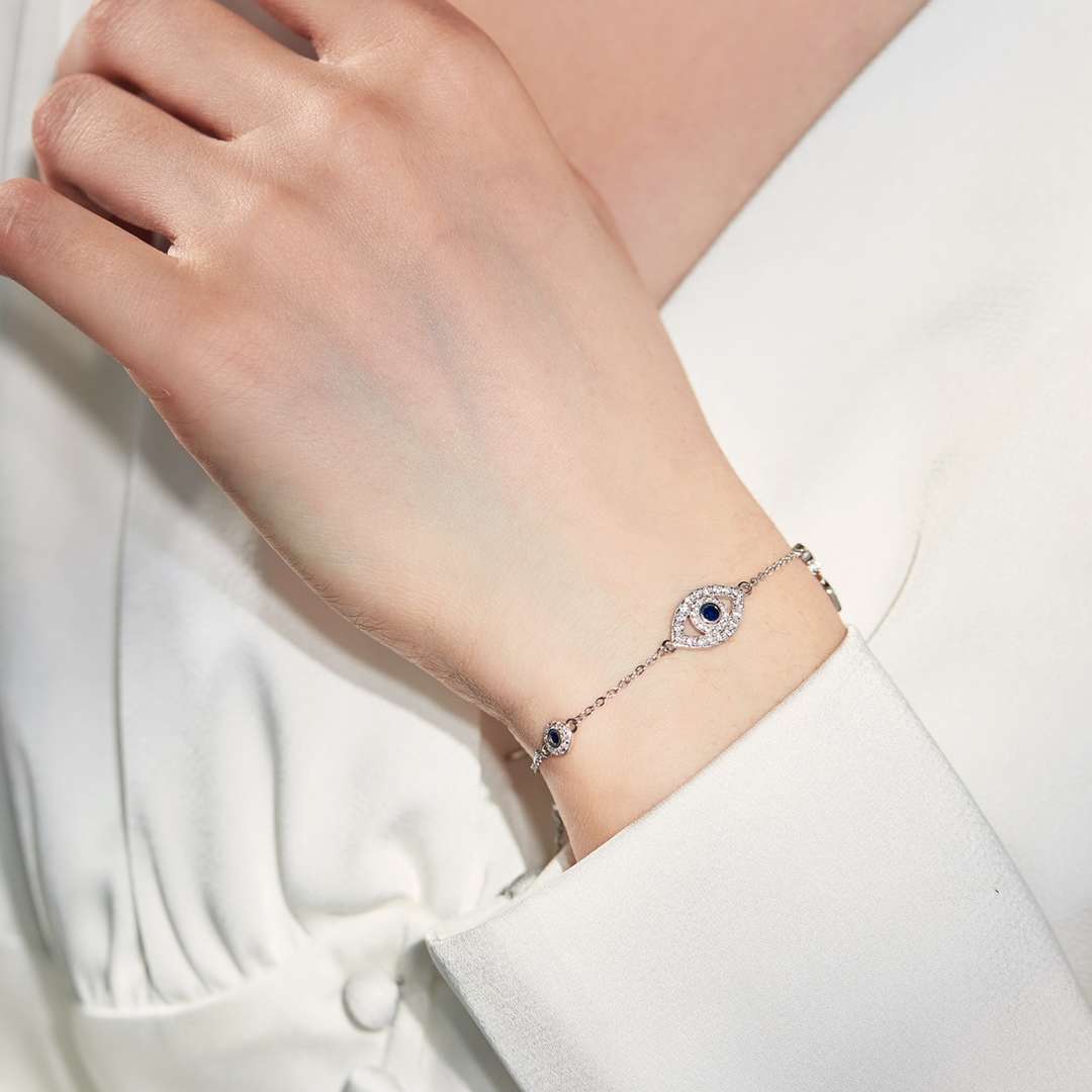 [CharmAmor]Dainty Eye Shape Necklace