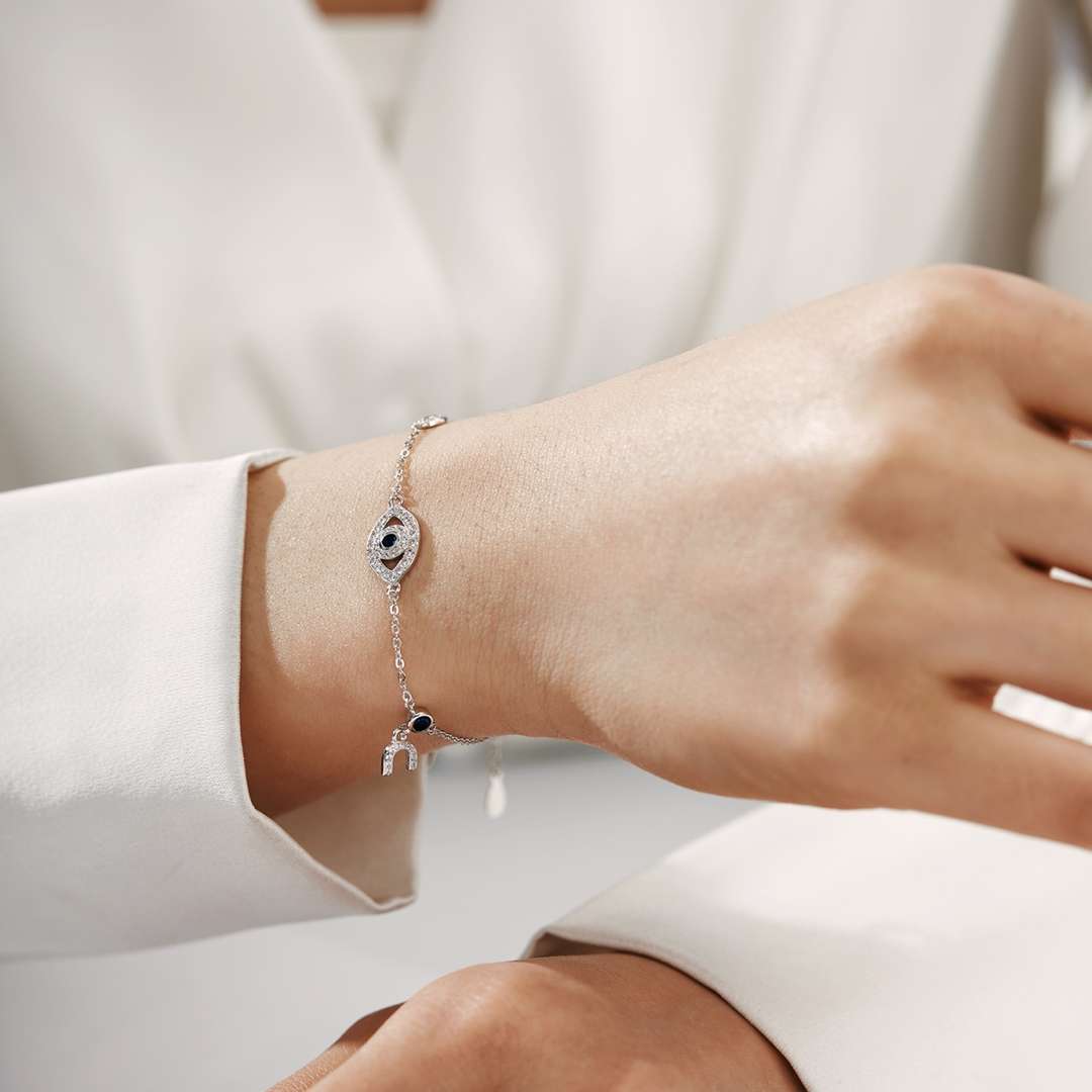 [CharmAmor]Dainty Eye Shape Necklace