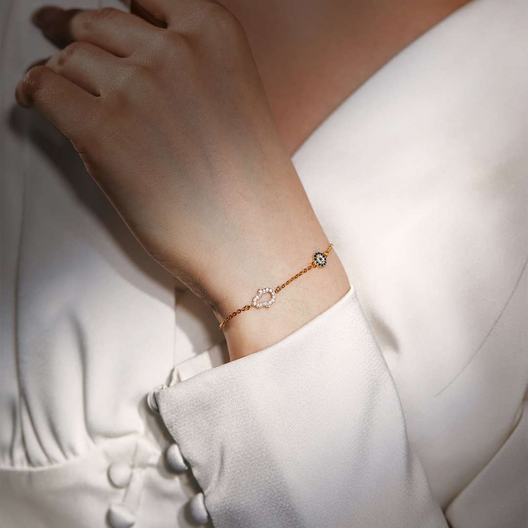[CharmAmor]Gost Shape & Round Shape Necklace