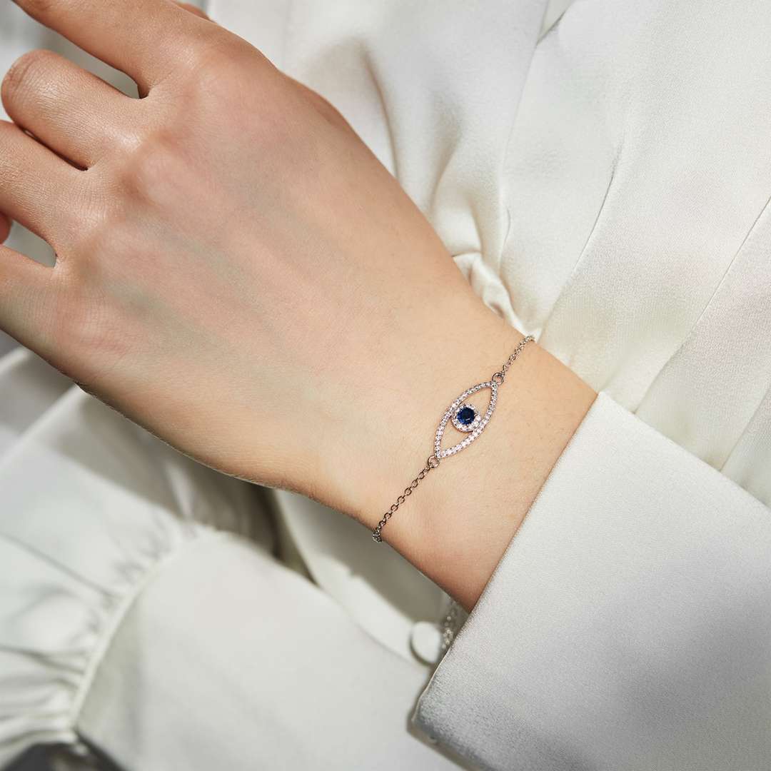 [CharmAmor]Devil's Eye Hollow Design Bracelet