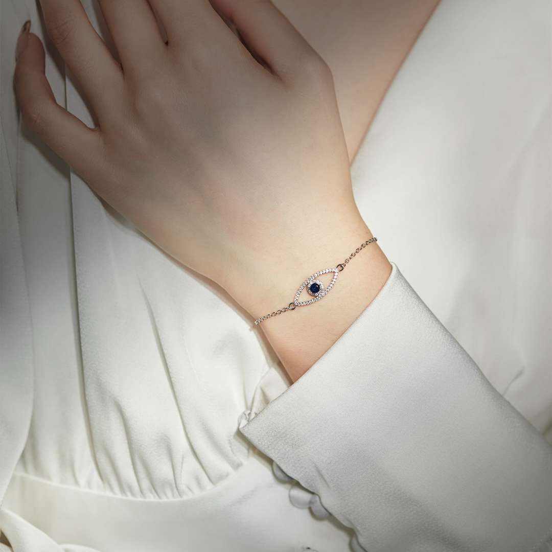 [CharmAmor]Devil's Eye Hollow Design Bracelet