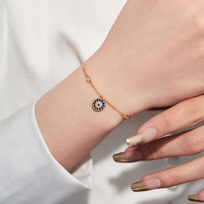 [CharmAmor]Devil's Eye Round Shape Bracelet