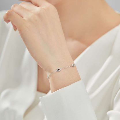 [CharmAmor]Evil Eye Shape Pendent Necklace