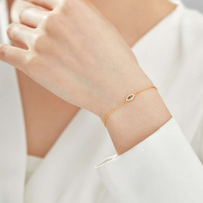 [CharmAmor]Evil Eye Shape Necklace