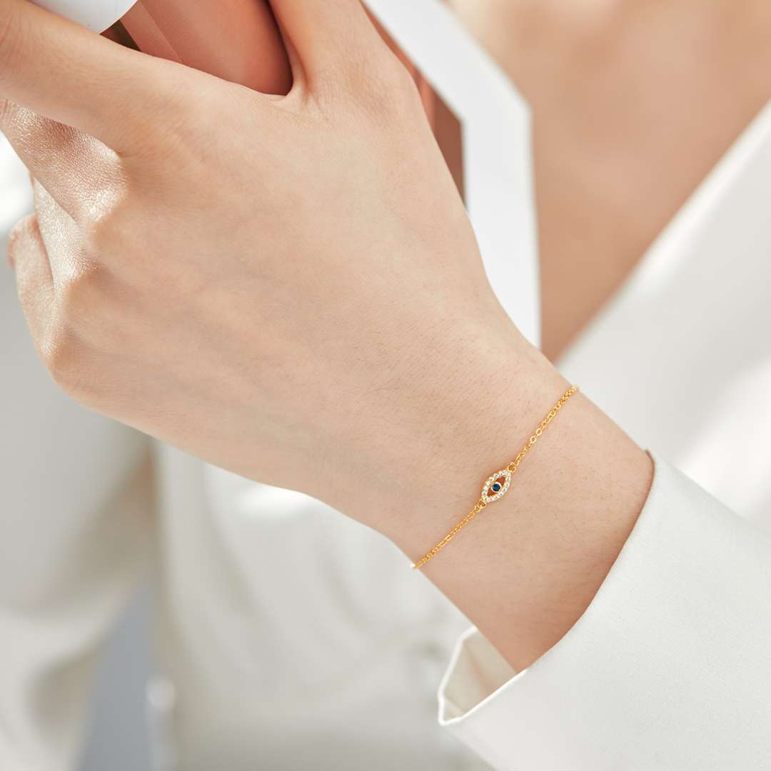 [CharmAmor]Evil Eye Shape Necklace