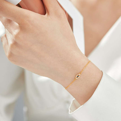 [CharmAmor]Evil Eye Shape Necklace