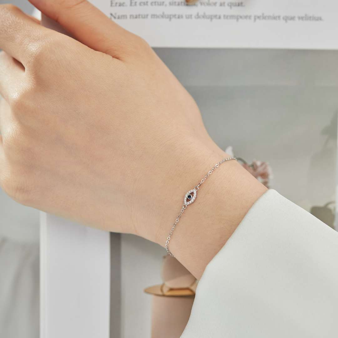 [CharmAmor]Evil Eye Shape Necklace