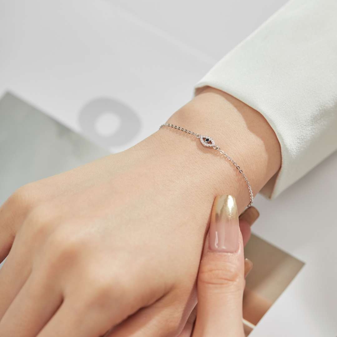 [CharmAmor]Evil Eye Shape Necklace