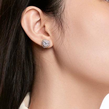 [CharmAmor]Dazzling Heart Shape Lover Earrings