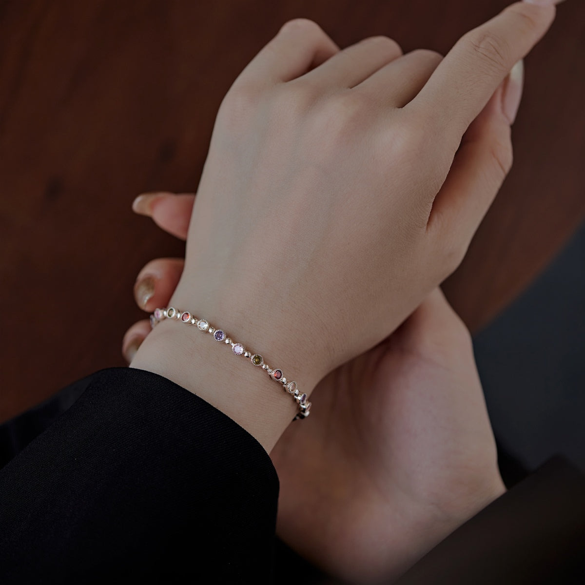 [CharmAmor]Sparkling Exquisite Round Cut Party Bracelet