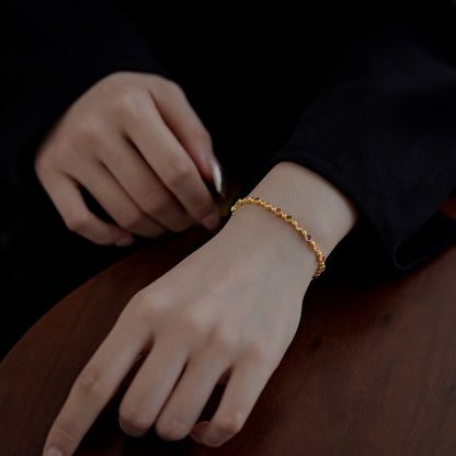 [CharmAmor]Sparkling Exquisite Round Cut Party Bracelet