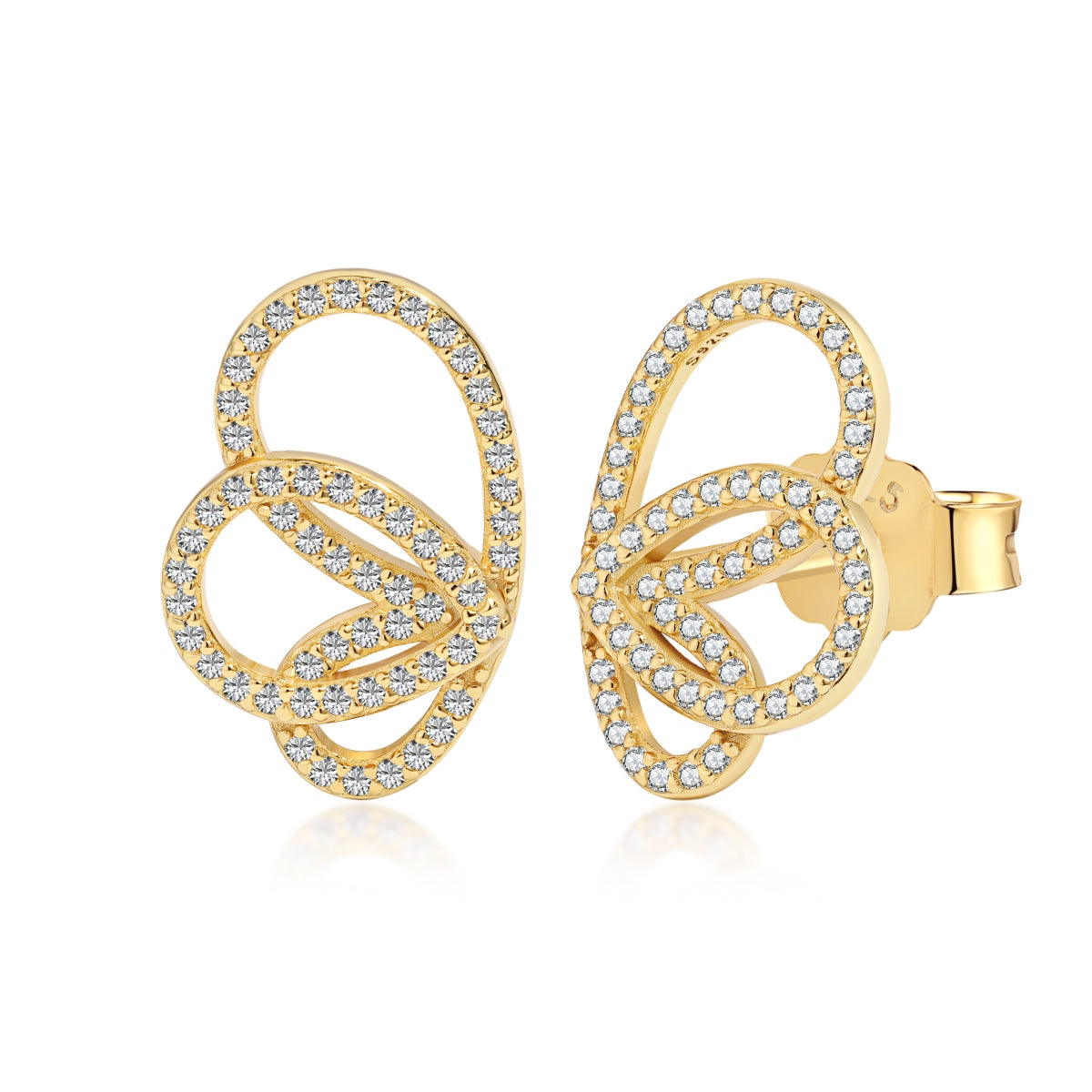 [CharmAmor]Exquisite Butterfly Shape Earrings