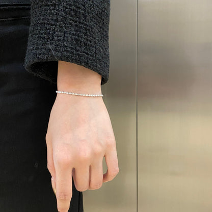 [CharmAmor]Elegant Emerald Cut Daily Bracelet