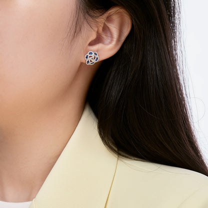 [CharmAmor]Exquisite Flower Shape Daily Earrings