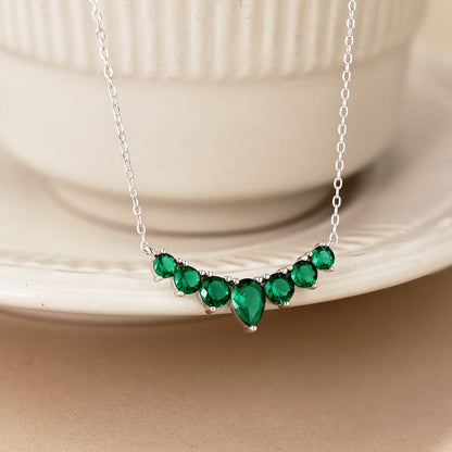[CharmAmor]Dainty Colorful Heart Necklace