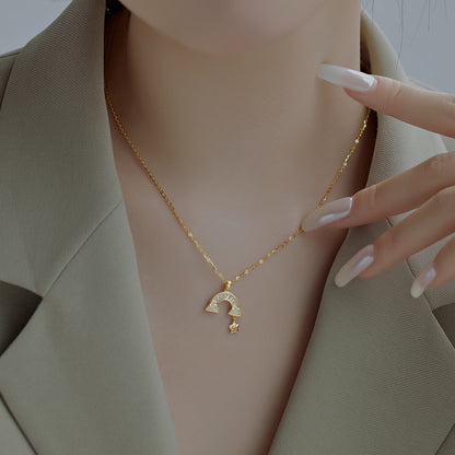 [CharmAmor]Unique Rainbow Star Necklace
