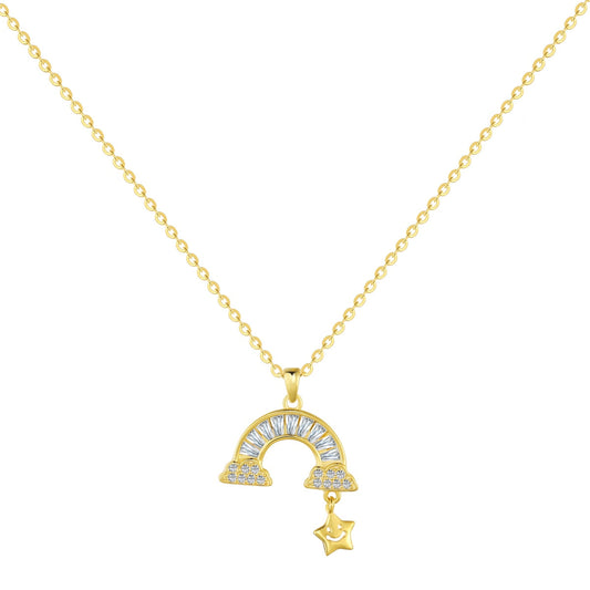 [CharmAmor]Unique Rainbow Star Necklace
