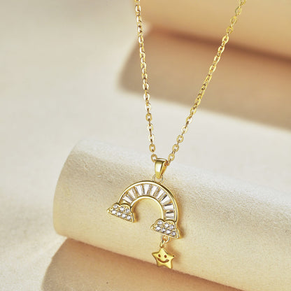 [CharmAmor]Unique Rainbow Star Necklace